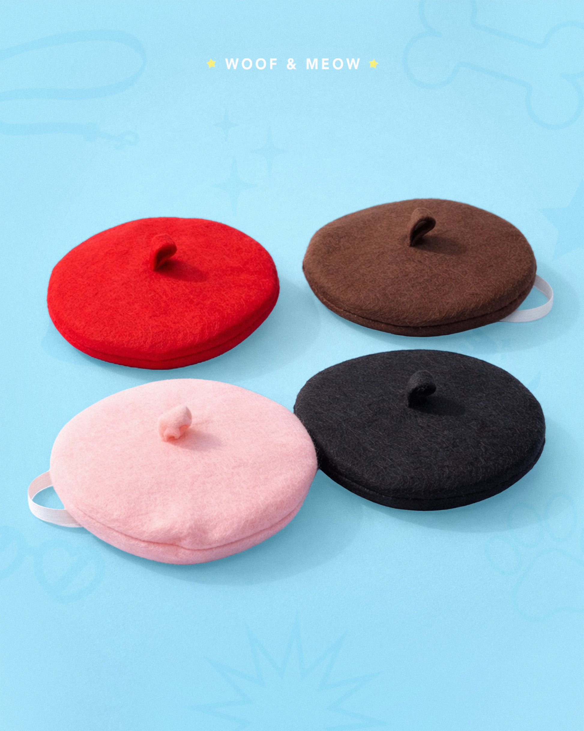 sombrero para perro estilo boina outfit mascota
