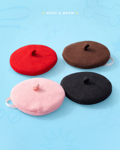 sombrero para perro estilo boina outfit mascota